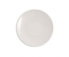 Villeroy & Boch - NewMoon Frühstücksteller, 24 cm, trendiger Teller für Frühstück, Brunch, Kuchen oder Dessert, spülmaschinen-, mikrowellengeeignet, weiß