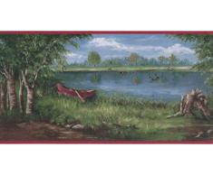 Tapetenbordüre Nature Lake Green Classic 415 x 26 cm WE620B