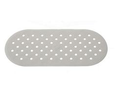 RIDDER Action Badewanneneinlage, 100% synthetischer Kautschuk (TPE = Thermoplastisches Elastomere), grau, ca. 36x80 cm