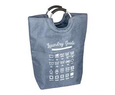 Home Ease Riesiger Wäschesack, 61 x 61 cm, in Verschiedenen Farben erhältlich, für bis zu Einer Ladung von Wäschesack – Kann auch als Wäschesack Verwendet Werden. blau