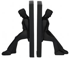 Schiefer Lehnender Mann 2 Stück Buchstützen