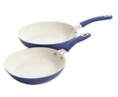 Kenmore Arlington Kochgeschirr-Set, Keramik, Antihaftbeschichtung, Aluminium Pfannen-Set Skillet Set blau