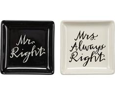 PRIMITIVES by Kathy Mr. und Mrs. Schmuckkästchen Tablett Set