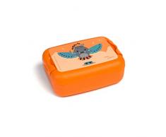 Amuse Lunchbox / Brotdose Karneval der Tiere, mit Klick-Verschluss, Motiv Nilpferd