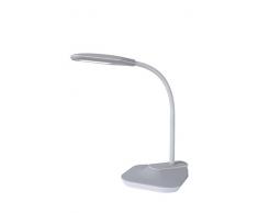 Lucide AIDEN LED - Schreibtischlampe - LED - 1x5W 3000K - Mit USB-Ladepunkt - Grau