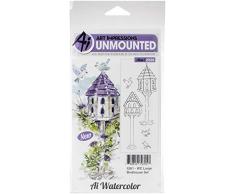 Art Impressions 5261 Wasserfarb-Stempel LG.BIRDHOU, Wc Vogelhaus groß, Einheitsgröße