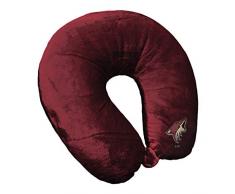 NHL Nackenkissen mit Applikation, offizielles Lizenzprodukt, Mehrfarbig, 30,5 x 33 x 10,2 cm, Applique Neck Pillow, rot, Einheitsgröße