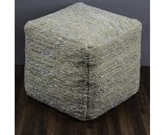 Rizzy Home Sitzhocker, quadratisch, naturfarben