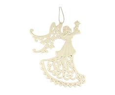 Needzo Christbaumschmuck, Weihnachtsengel, 15,2 cm, Weiß