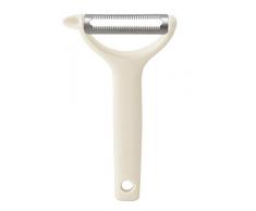 GP & Me Show Sparschäler pelapomodoro, Kunststoff, weiß, 13 x 6,8 x 2 cm