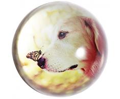 HANUR Briefbeschwerer, Kristallbiene, Glaskugel, Halbkugel 1