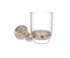 Allied Brass Carolina Crystal Collection Zahnputzbecher, zur Wandmontage, antikes Zinn