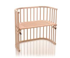 babybay Original Beistellbett aus massivem Buchenholz für Tag und Nacht I Kinderbett Höhe verstellbar & umweltfreundlich I mitwachsendes Babybett (Natur Unbehandelt)