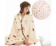 WUYASTA Tortilla Burritos Decke für Erwachsene – weiche Burrito Wickeldecke – kreativer Riesen-Komfort, runde Essens-Tortilla-Decke für Kinder und Erwachsene, Fleece, gelb, 71 inchs