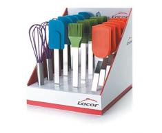 LACOR 20 Stück Silikon Tools Backpinsel Display Box, Mehrfarbig