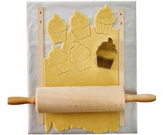 Birkmann 429291 Back- und Ausrollmatte, Easy Baking, 6 x 6 x 36 cm