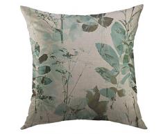 mugod dekorativer Überwurf-Kissenbezug Schutzhülle für Couch Sofa Bett Home Decor, Vintage Boho mit Tribal Ethnic gekreuzten Pfeilen Federn Floral Perlen Indianer Motive staypillow Fall 18x18 inch Muster 02