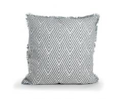 Pavillon Intérieur Kissen, Polyester, grau, 45x45x3 cm