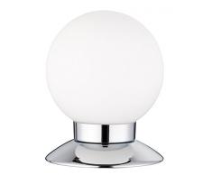 Reality Leuchten R52551906 Princess A+, LED Tischleuchte, 3 Watt, Integriert, Chrom, 4-fach Touch Dimmer, 10 x 10 x 13 cm