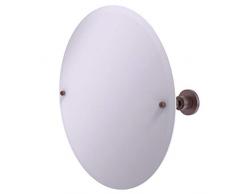 Allied Brass AP-90 Wandspiegel, Rahmenlos, rund, abgeschrägte Kanten, antikes Kupfer