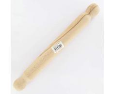 Fackelmann 3154050 Teigrolle aus Holz, einteilig, 40 cm, braun