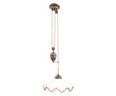 Cruccolini snc Murano Riemenscheibe Lift Kronleuchter, eine Größe