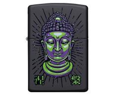Zippo Buddha Tattoo Feuerzeug, Messing, Design, 5,83,81,2