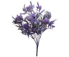 Aufora HF0016B Künstliche Blume, Kunstpflanze, Kunststoff, violett, Einheitsgröße