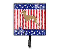 Caroline s Treasures bb3314sh4 USA patriotische Italienisches Windspiel Leine oder Schlüsselhalter, klein, Multicolor