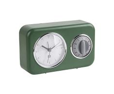 Present Time Nostalgia Tischuhr, Kunststoff, PT groep BV, de_Home, PTGRS, one Size