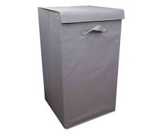 Home Basics Wäschesammler, Grau