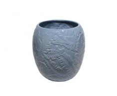 BALTIC LINEN Savannah Abfallkorb, Himmelblau