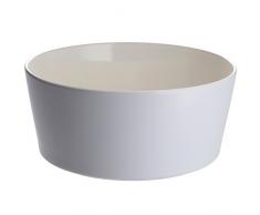 Alessi Salatschüssel, Keramik, Pale Blue, 23 x 23 x 9 cm