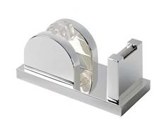 Klebebandabroller Tischabroller 13x6x6 cm Silber Plated versilbert. Silber Schreibtisch Zubehör