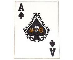 EagleEmblems Patch-Death Ace, Spaten (15,2 x 11,4 cm)