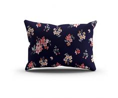 Moladika Kissenbezug 50,8 x 50,8 cm quadratisch nahtlos Frühling Muster Magnolien Design Stoff Kissen Home Decor Wohnzimmer Sofa Schlafzimmer Büro Polyester Kissenbezug 12x20 Blumenmuster 7