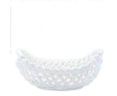 VIETRI Flechtkörbe, Weiß Large