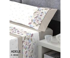 SERENA Bettwäsche Bett mit 160 cm Breite Beige