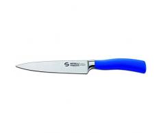 Sanelli Ambrogio Master Messer mit Gewinde flexibel 15 cm Blau, Edelstahl, Blau, 39 x 7,5 x 3 cm