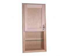 Holz Schränke Direct Einbauleuchte in der Wand Christopher Medizin Schrank Offene Regal D, 76,2 cm von 30,5 cm von 8,9 cm