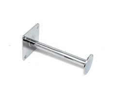 ExecuSystems Garderobenhaken zur Wandmontage, Chrom, 15,2 cm lang, für den Einzelhandel oder zu Hause