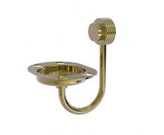 Allied Brass Venus Collection Groovy Accents Zahnputzbecher, Messing unlackiert