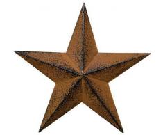 Grace Home Dekofigur aus Metall, patrotisch, rustikal, für drinnen und draußen, 20,3 cm, Rost