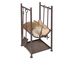 Ambiente Haus 95263 Kaminset für Holz 75 cm