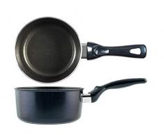 Home 30020 Net Kasserolle mit Stiel, Induktion, cm16, Aluminium