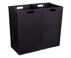 Internets Best Wäschesammler, zusammenklappbar schwarz