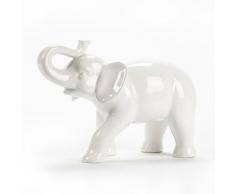 Abbott Collection Keramik Elefant Figur, weiß (groß)