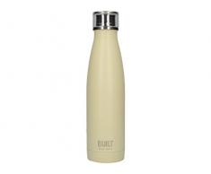 Creative Tops Built ideale Abdichtung doppelwandig Isolierte Trinkflasche, 480Â ml (17Â fl oz), Edelstahl, Vanille, 6,5Â x 6,5Â x 26,7Â cm