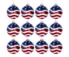 LUOEM Deko-Kugel, zum Aufhängen, für den 4. Juli