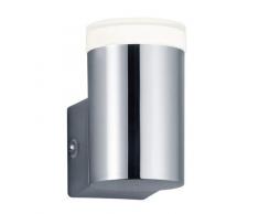 Trio Leuchten Ray 283110106 LED Außen Wandleuchte, Kunststoff chromfarbig, 4 Watt